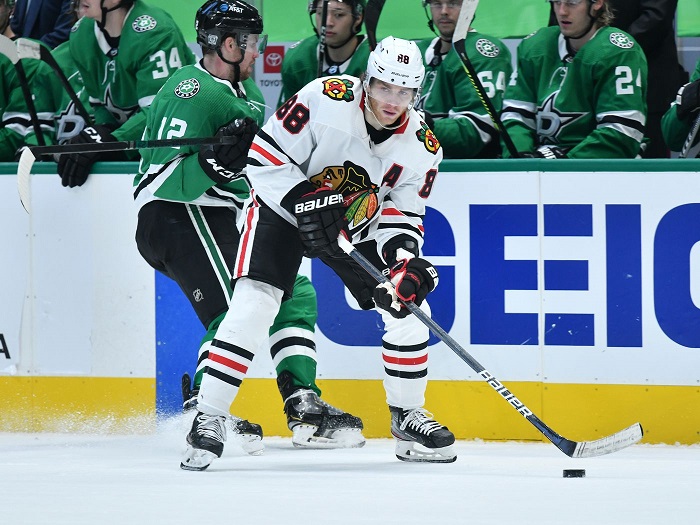 De strategie van Chicago Blackhawks verloor door het snelle plan van Dallas Stars